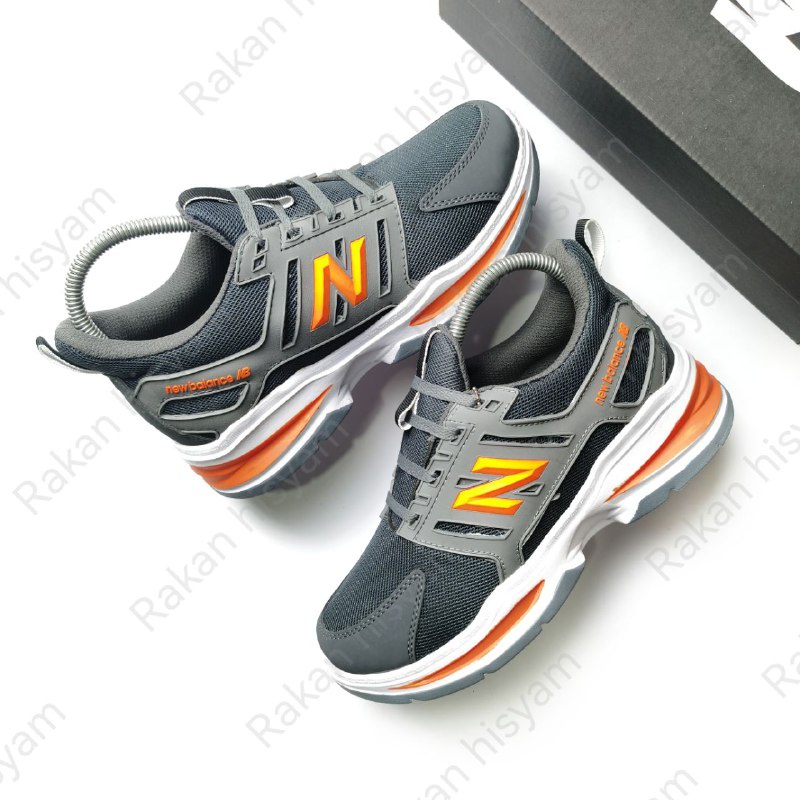 Sepatu New Balnce Sneakers Pria Wanita White Navy Brown Unisex Grade ORIGINAL Premium High Quality