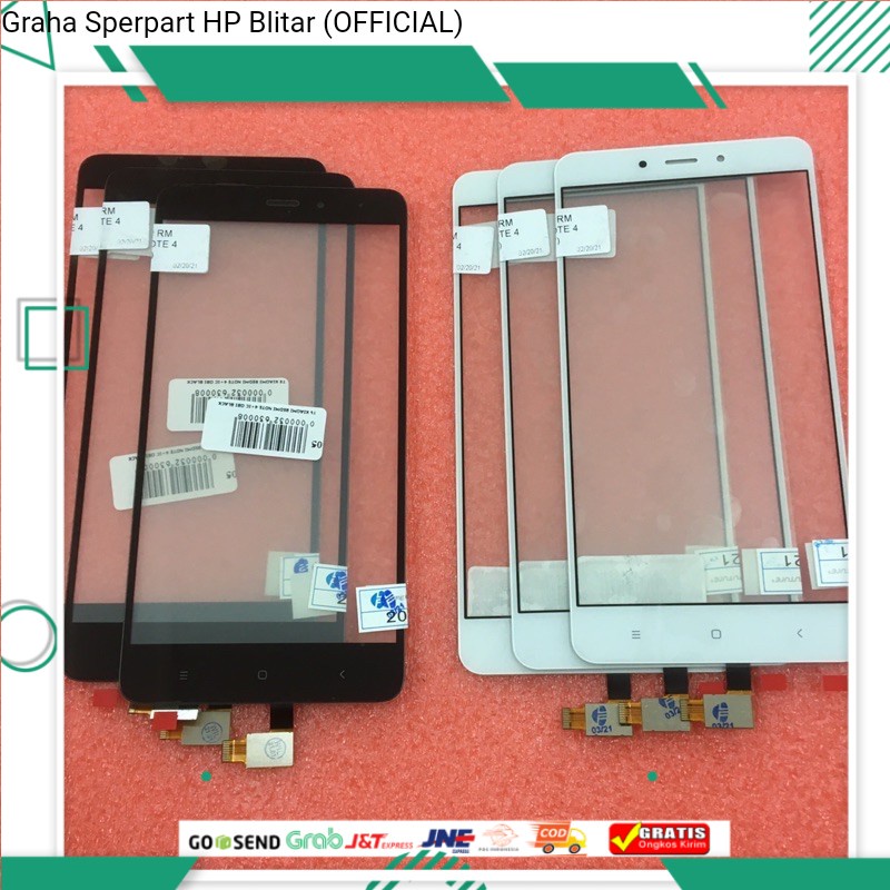 TOUCHSCREEN XIAOMI NOTE 4 / TS REDMI NOTE 4 / TC REDMI NOTE 4 MEDIATEK