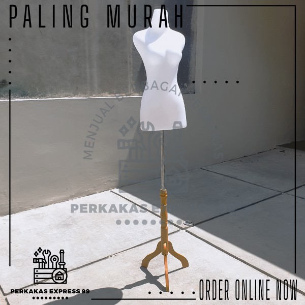 Manekin / Patung Dress Maker TANPA BUSA Berbahan TEBAL Anti Peyot BENING TERMURAH SE - INDONESIA