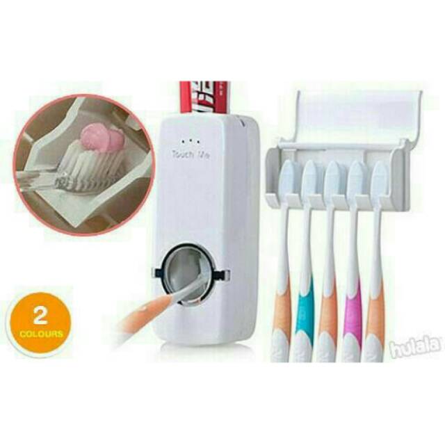 NEW  DISPENSER  TOOTHPASTE &amp; BRUSH TEMPAT ODOL DAN SIKAT GIGI