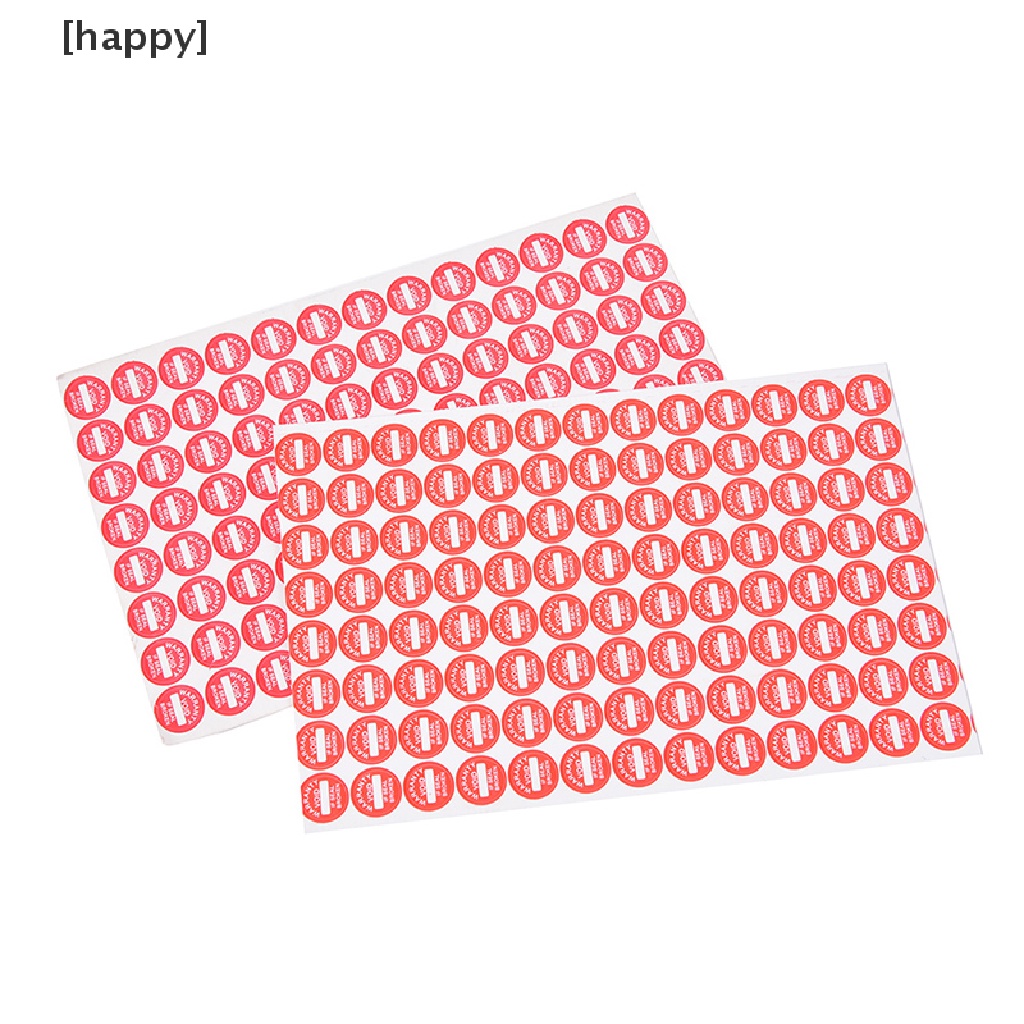 Ha 208pcs Stiker Garansi Fragile 10mm Universal Untuk Segellabel