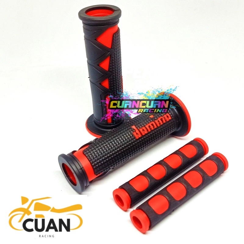 TERMURAH HANDGRIP/HANDFAT DOMINO + KARET HENDEL UNIVERSAL