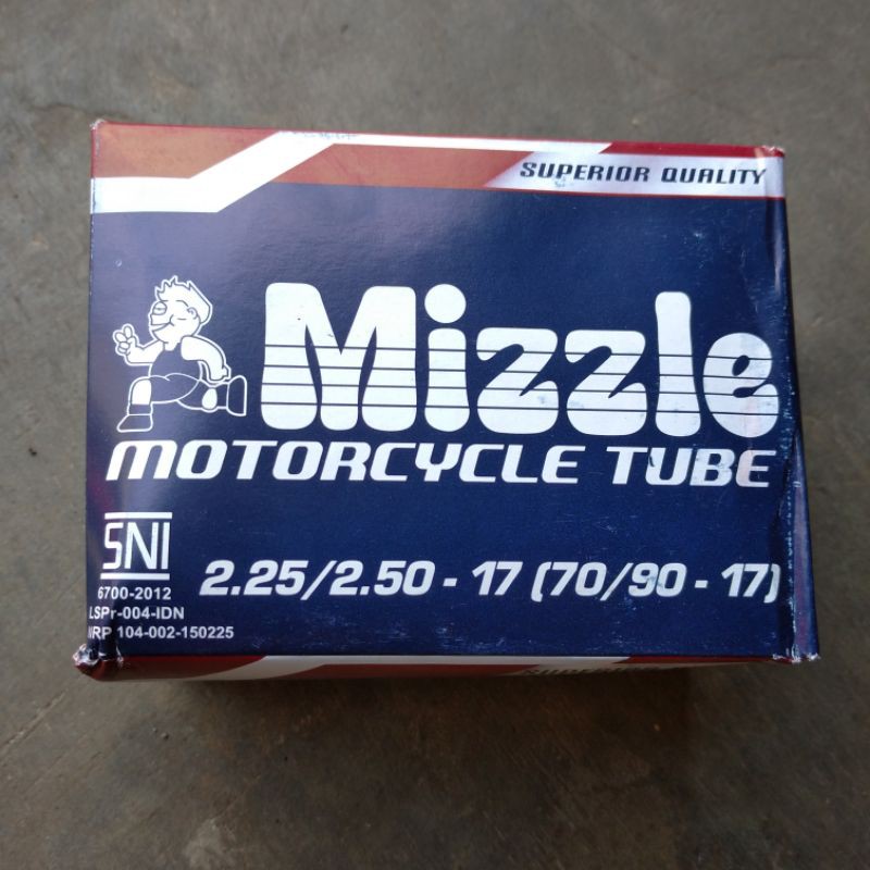 BAN DALAM 2.25/2.50-17 MIZZLE SEPEDA MOTOR