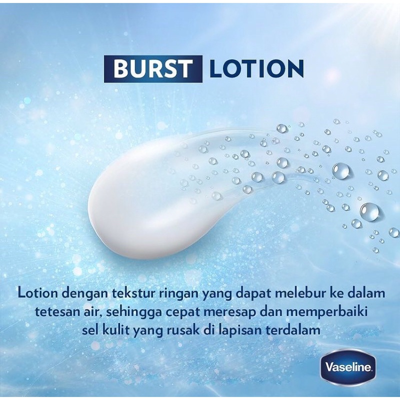 [BPOM] Vaseline Gluta Hya Serum Burst Lotion | dewy radiance | flawless bright uv BURST LOTION SERUM BODY LOTION VASELINE