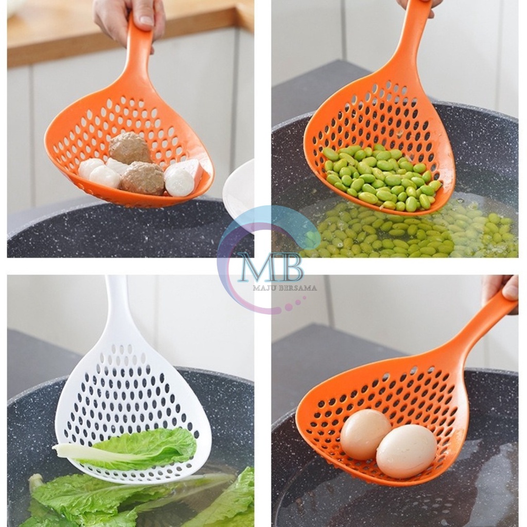 RT99 COOKING COLANDER /SENDOK SEKOP SEROK SARINGAN SUP MIE TIRISAN REBUSAN SAYURAN MAKANAN PERALATAN MASAK DAPUR MB3007