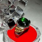 batu cincin pria/wanita zamrud Kalimantan natural original(013)