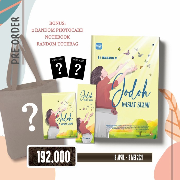 

DISKON SPESIAL JODOH WASIAT SUAMI NOVEL TERMURAH