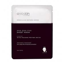 Avoskin Miraculous Refining AHA BHA PHA Sheet Mask