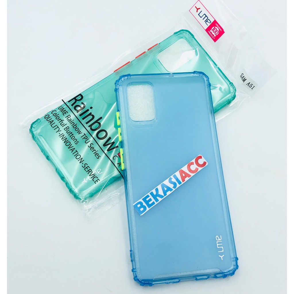 SILIKON SAMSUNG A51 / SOFT CASE SAMSUNG A51 UME RAINBOW