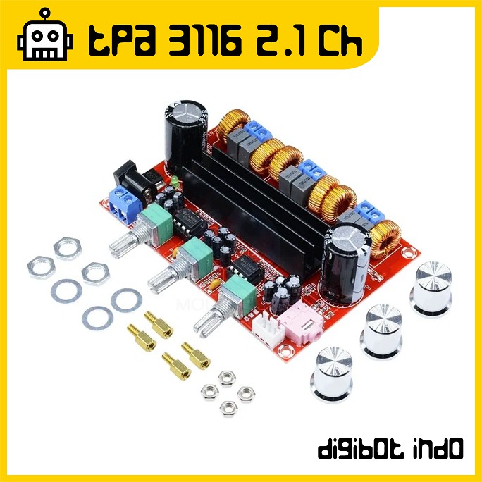 TPA3116 2x50W 100W 2.1ch Amplifier - TPA TPA3116D2