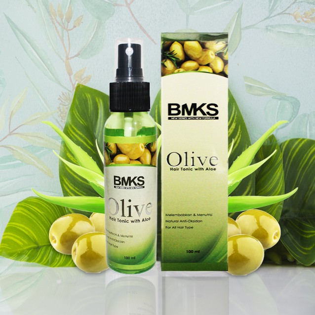 ✨ AKU MURAH ✨BMKS Olive Hair Tonic 100ml