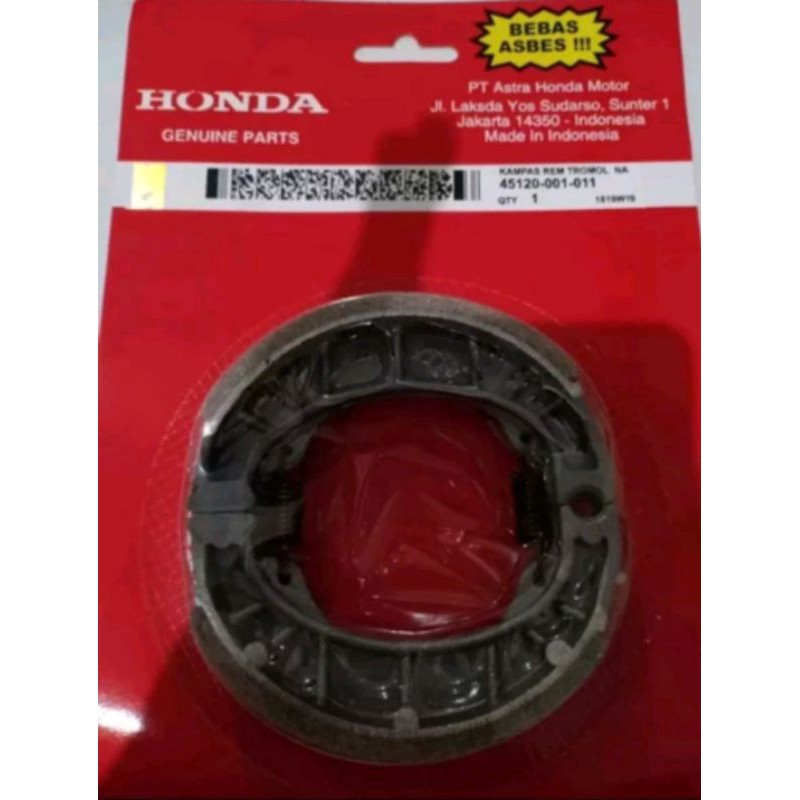 KAMPAS REM BELAKANG SUPRA X