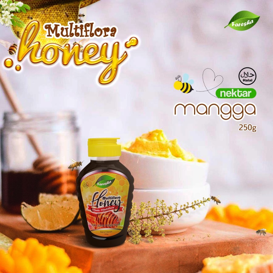 

Madu Faresha Mangga 250gr Madu Asli Original 100% Bukan Madu TJ