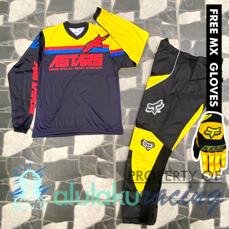 Jersey &amp; Celana MX Trail Motocross - Paket Bundling ASCT0415-F47