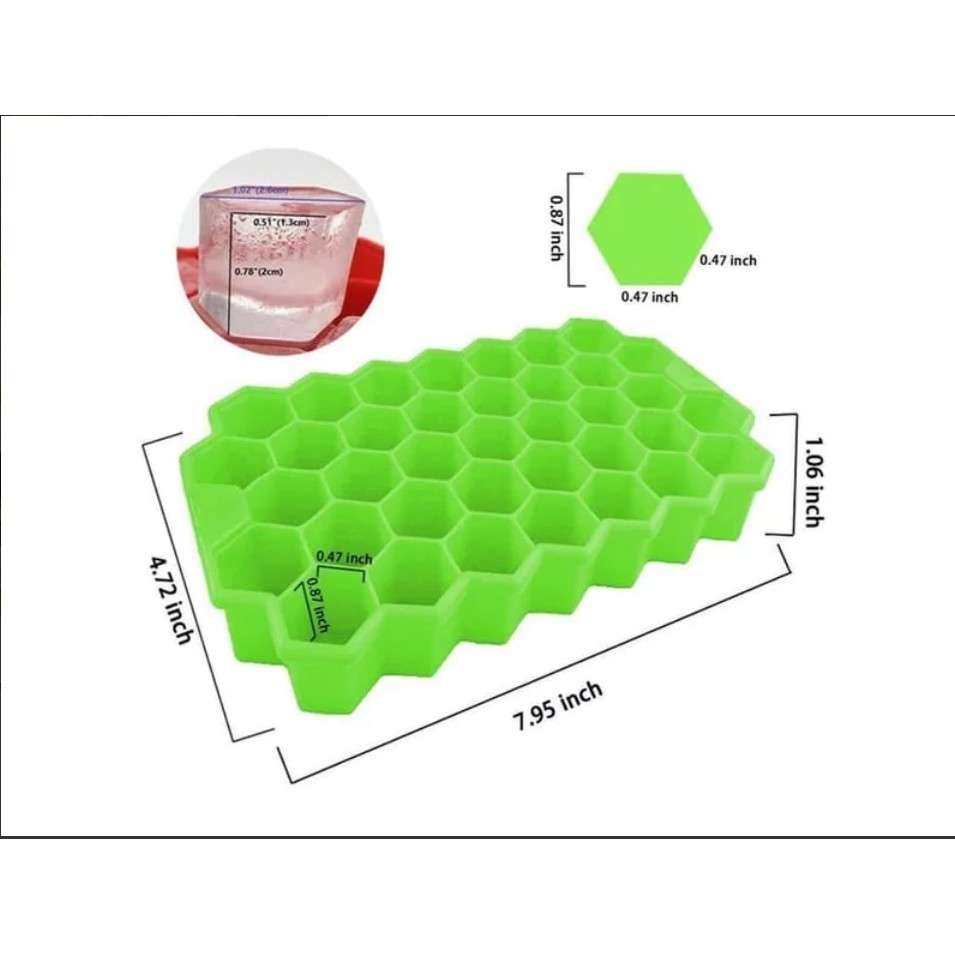 Cetakan Silikon Es Batu Sarang Lebah HoneyCombs Cetakan Sarang Lebah