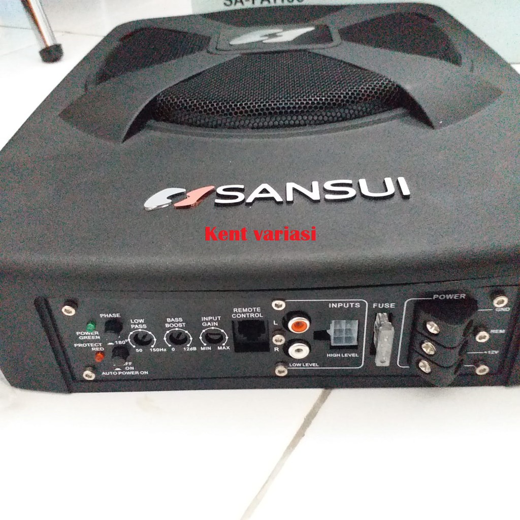 SUBWOOFER AKTIF ACTIVE SLIM BASS SUB KOLONG JOK SANSUI SA-FA1100