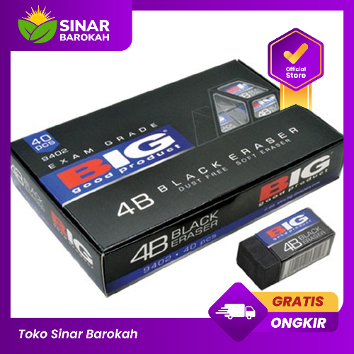 

Penghapus BIG Black Eraser 9402 Set 6 pcs