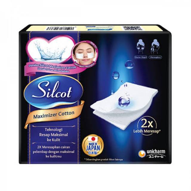 Silcot Maximizer Cotton 40 Pcs - Kapas Kecantikan Unicharm