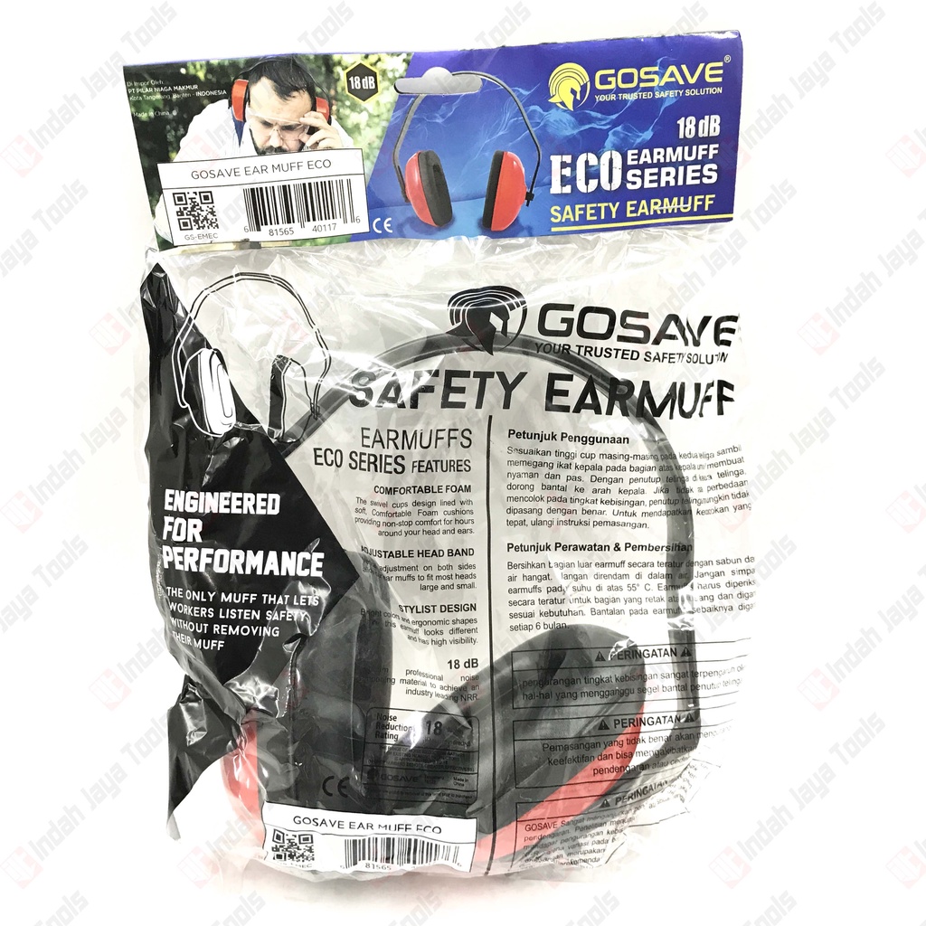 Earmuff Protection / Penutup Telinga Ear Muff Plastik