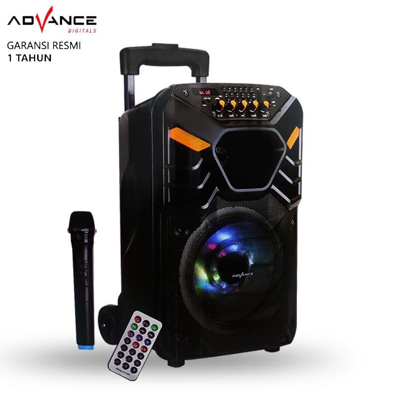 Speaker Bluetooth Advance K881 Speaker PA Hi Fi Portable GITAR KARAOKE