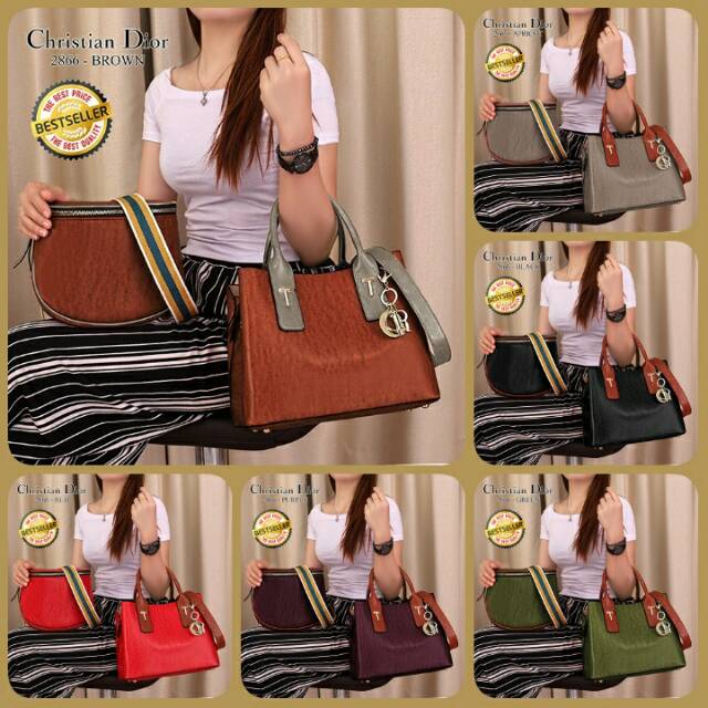 Bag Christian Dior Set Hand Bag 2866