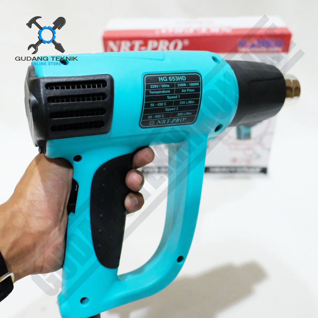 NRT-PRO HG 653HD Hot Air Gun Heat Gun / Hot Gun - Blower Pemanas Panas