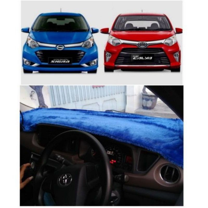 Alas Bulu Dashboard Mobil Calya/Sigra (costum bulu RASFUR)