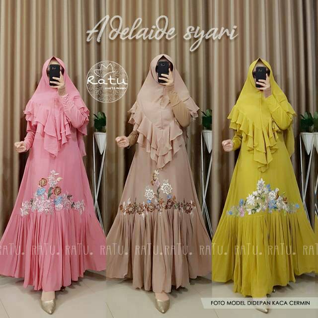 Adelaide syari /gamis Ratu termurah