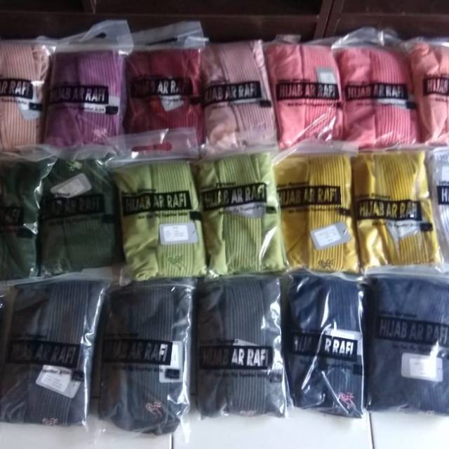 Hijab arrafi pesanan agen