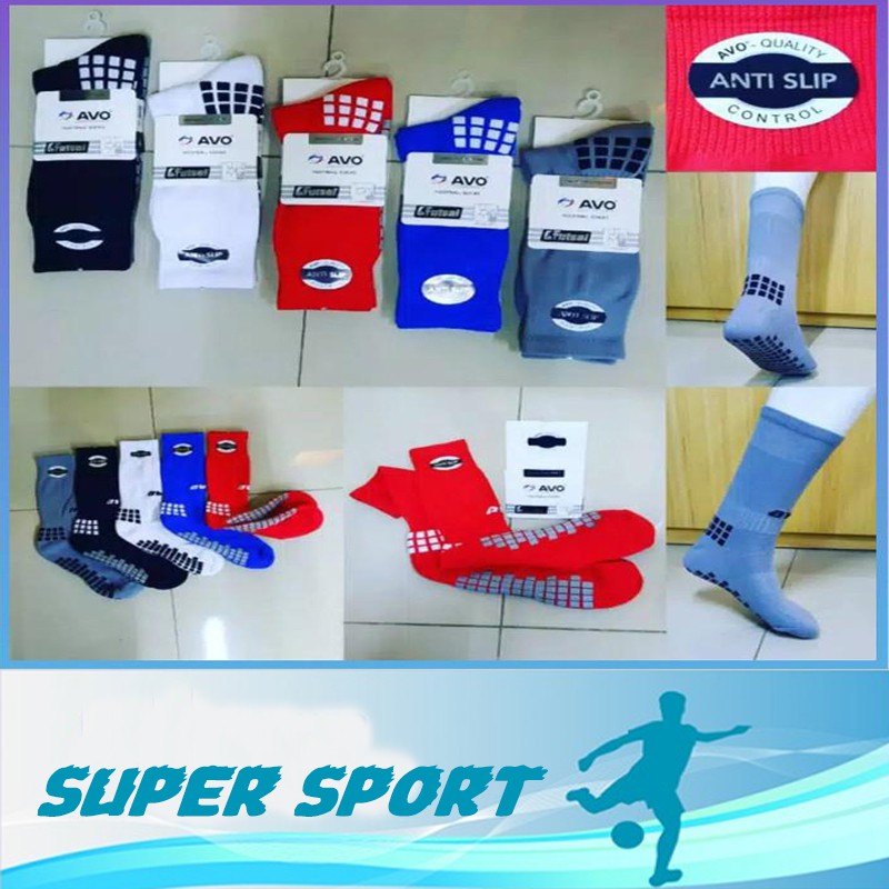 KAOS KAKI FUTSAL AVO ANTI SELIP KAOS KAKI PENDEK ORIGINAL AVO