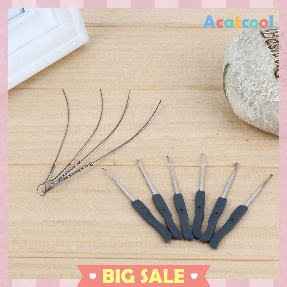 10pcs Set Alat Lockpick Untuk Mencabut Kunci Patah