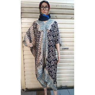 Kaftan batik viscose semi sutra lembut batik cap manual variasi motif | Shopee Indonesia