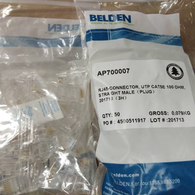 Belden Connector RJ45 CAT5E Original