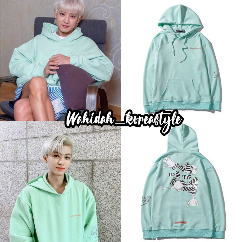 Jaket Hoodie Chanyeol EXO/ Jaemin NCT "Chrome Hearts X Matty Boy Lust Hoodie"Baju Idol K-Pop Fashion