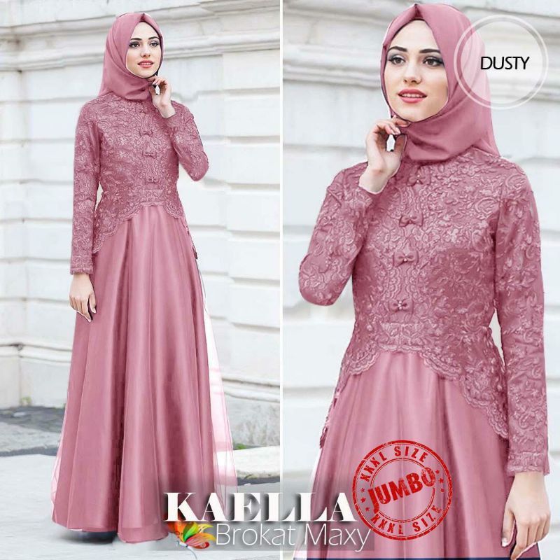 Baju Gamis Muslim Terbaru 2020 Model Baju Pesta Wanita Kekinian Bahan Kekinian Busana Gaun Remaja Shopee Indonesia