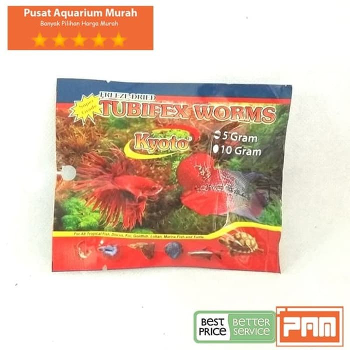 

Promo CACING SUTRA KERING KYOTO TUBIFEX WORMS 10 GRAM CACING BEKU KERING Murah