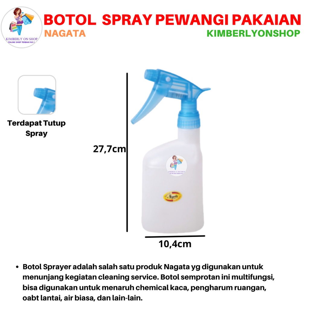 Pewangi Pelembut Pakaian Spray Nagata