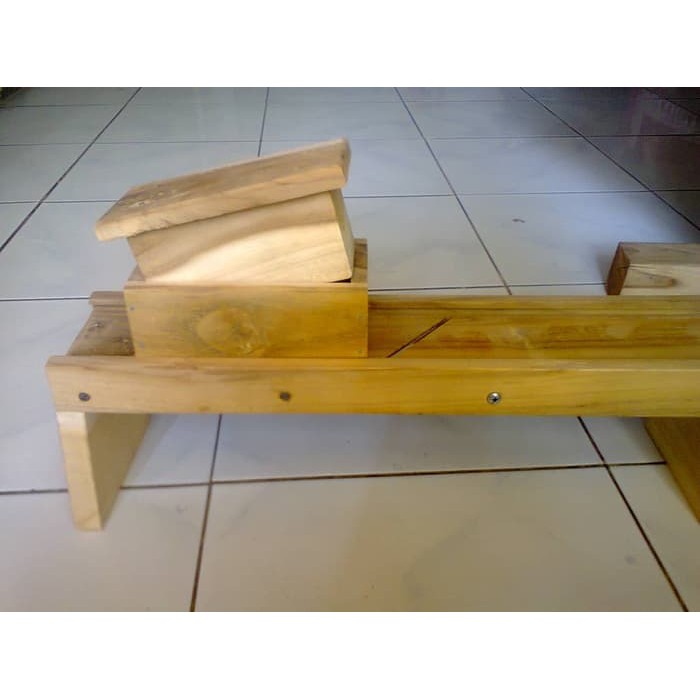 KUY ORDER Alat Pengiris Serut Keripik Pisang Singkong Es Batu dll Manual Kayu 83BT