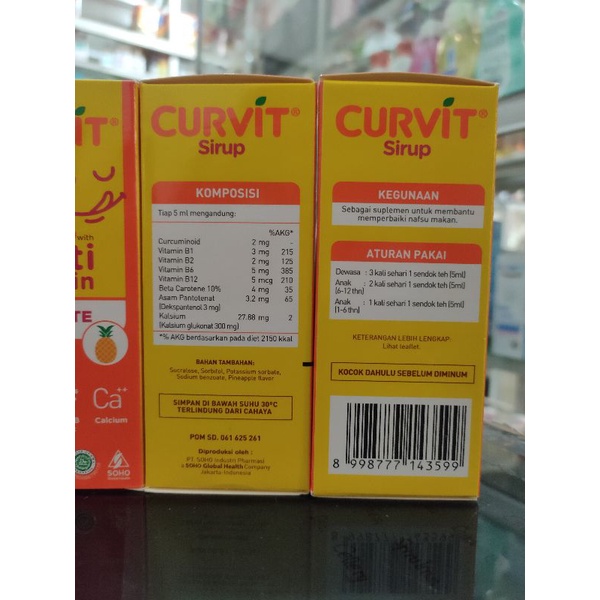 CURVIT SIRUP 60 ML