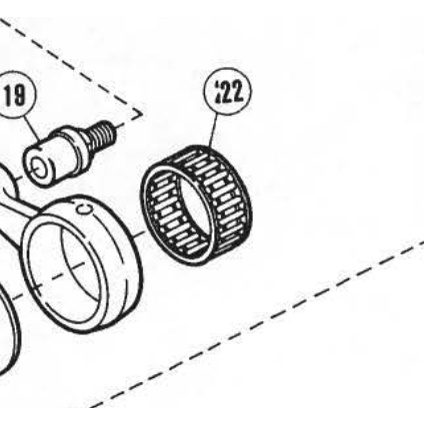 205015 Needle Bearing Pegasus L32 Mesin Jahit Obras