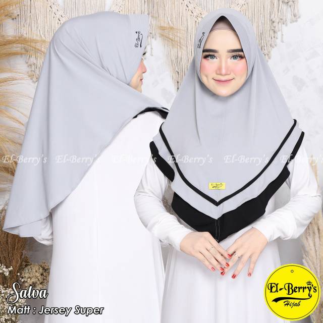 《ORI ELBERRYS》 JILBAB SALVA/ JERSEY SUPER/ JILBAB INSTAN PET ANTEM