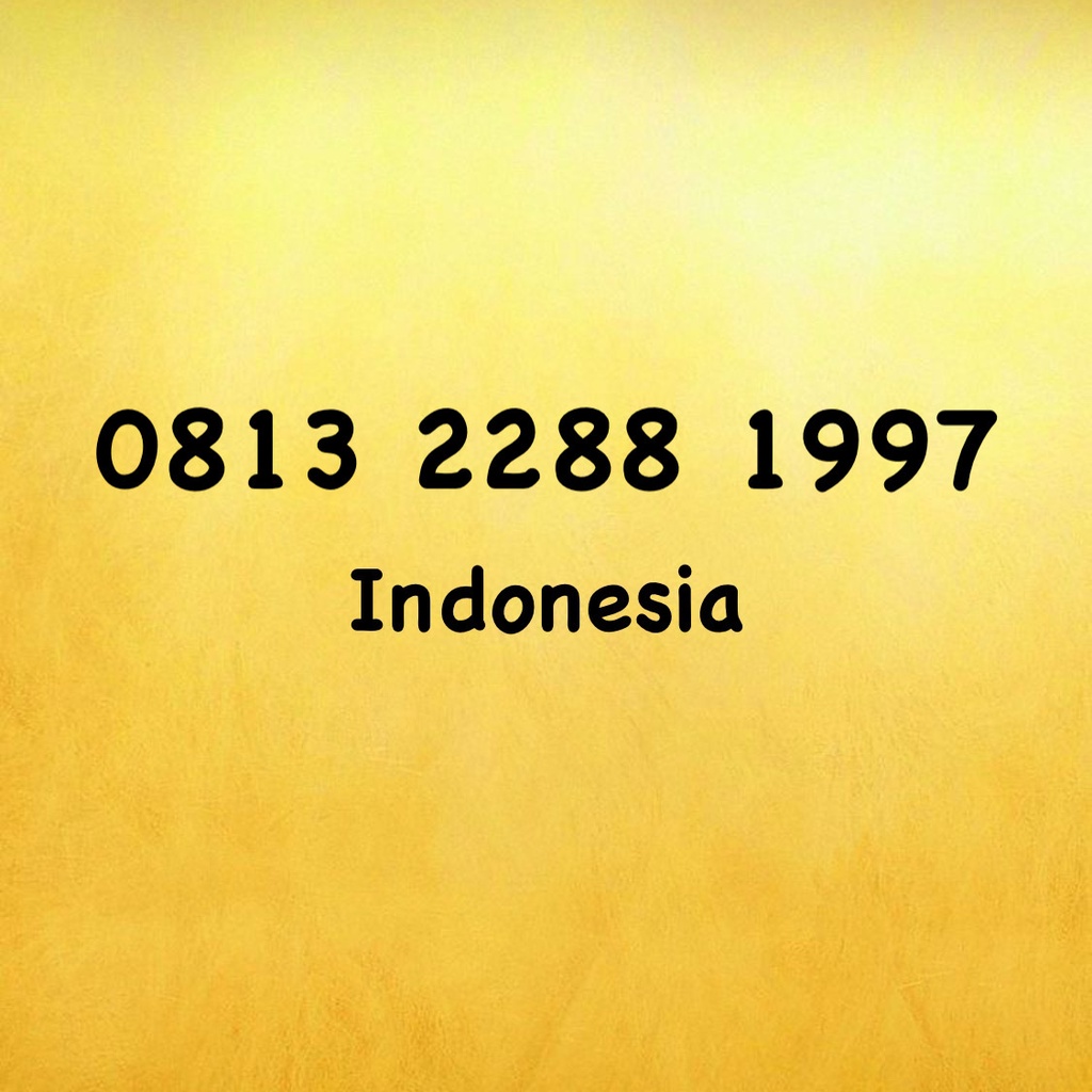 Nomor Cantik Simpati Seri Tahun - 97 - 0813 2288 1997
