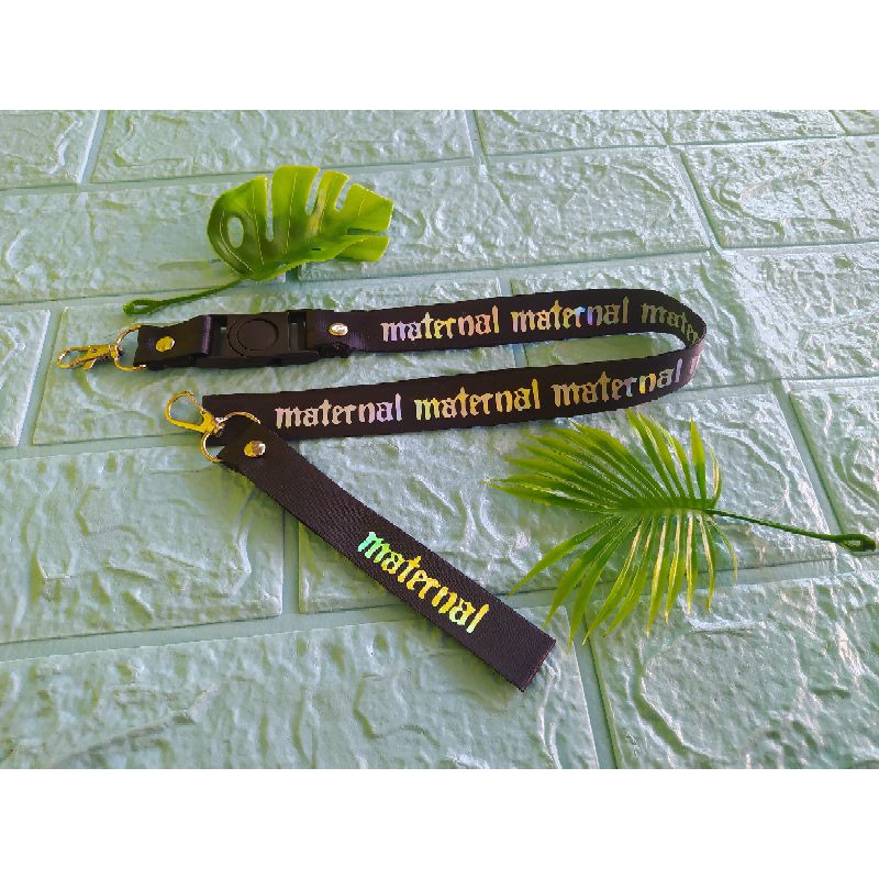 MATERNAL strap lanyard Maternal hologram