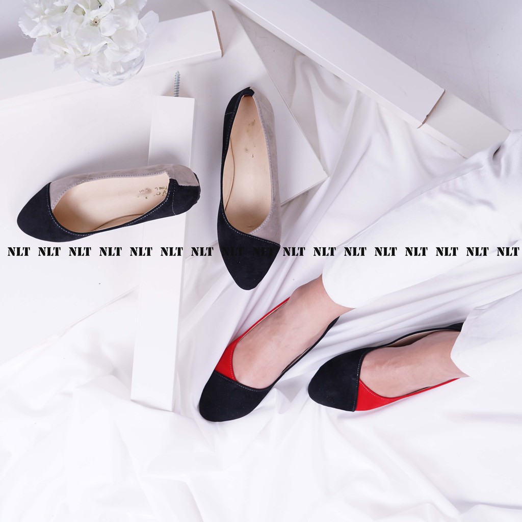 NunuLisaTan - Termurah Real Pic Flat shoes Wanita teplek balet casual