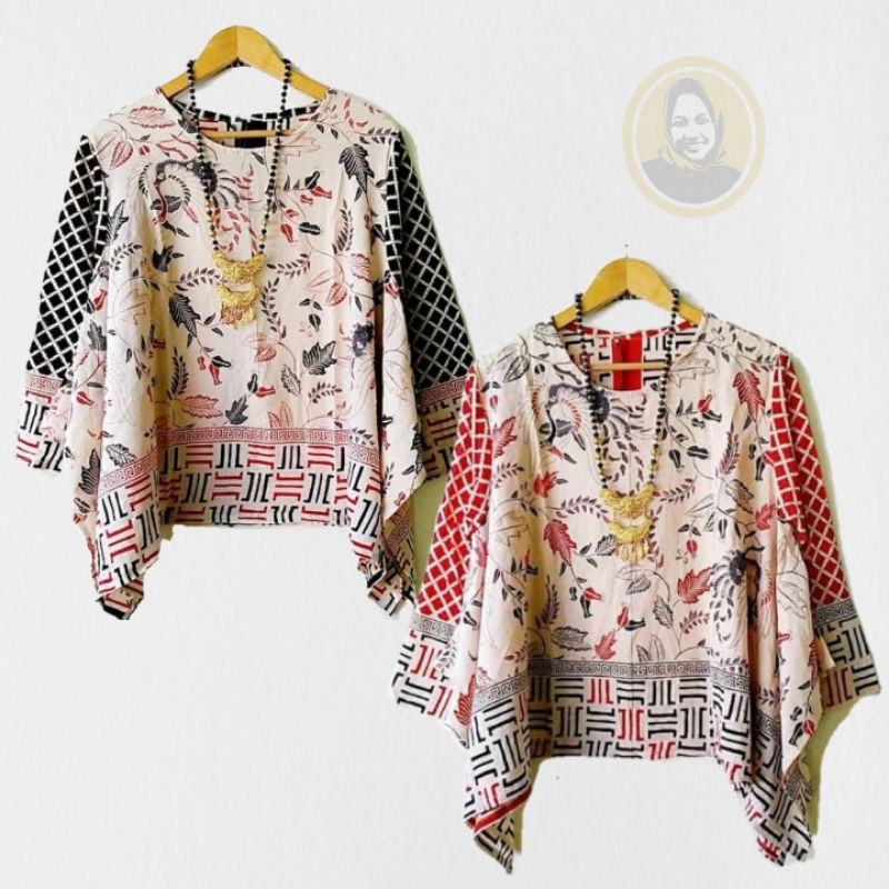COD Atasan Batik Wanita Modern, Blus Batik Wanita, Atasan Batik Kerja, Blouse Batik Kerja Wanita