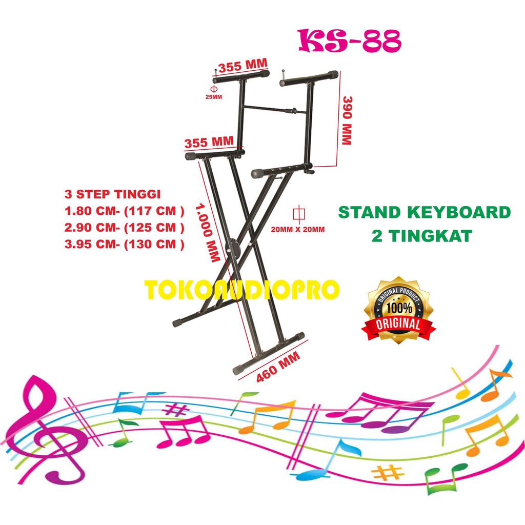 Stand Keyboard 2 Susun Import