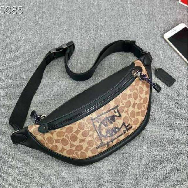 COACH RIVINGTON MONSTER BELT BAG ORI QUALITY