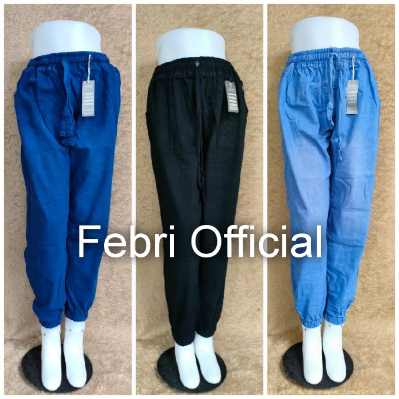 Jogger jeans/jogger semi jeans/jogger levis/jogger grey dewasa Celana Joger Levis wanita Shoft Jeans