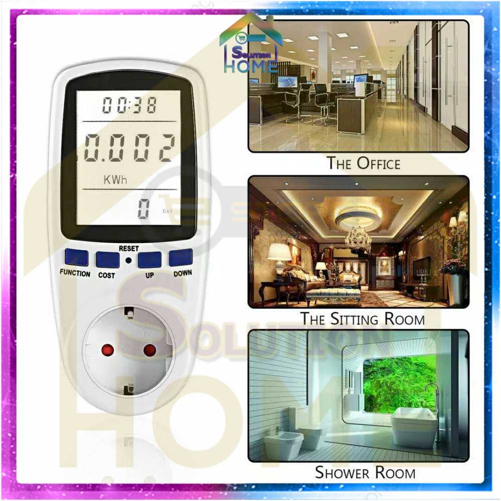 

HOME STORE SOLUTION - Taffware kWh Meter Pengukur Biaya Lisrik Rumah Multifungsi - KWE-PM01