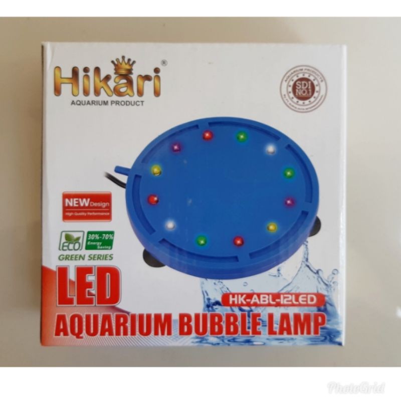 Lampu LED gelembung udara aquarium - Lampu gelembung Aquarium 12 LED